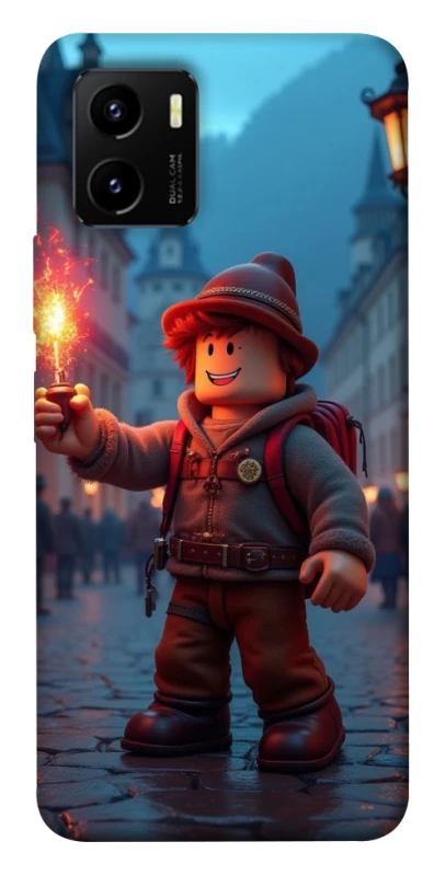 Чохол на Vivo Y15s Roblox Fire Logo Blue Flames фото 1 з 1