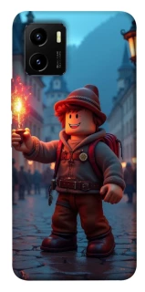 Чохол на Vivo Y15s Roblox Fire Logo Blue Flames фото 1 з 1