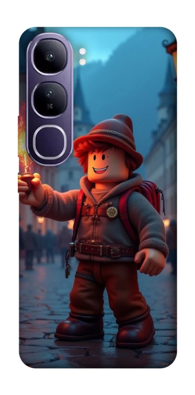 Чохол на Vivo Y300 Roblox Fire Logo Blue Flames фото 1 з 1