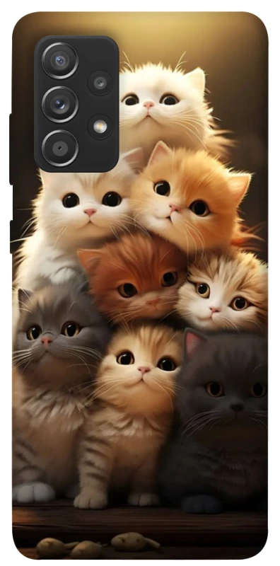 Чехол на Samsung Galaxy A72 4G / A72 5G Чехол Kittie Love v2 фото 1 из 1