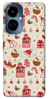 Чохол на TECNO Camon 19 Новорічний v14 фото 1 з 1