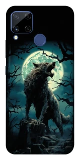 Чохол на Realme C15 Вовк під місяцем фото 1 з 1