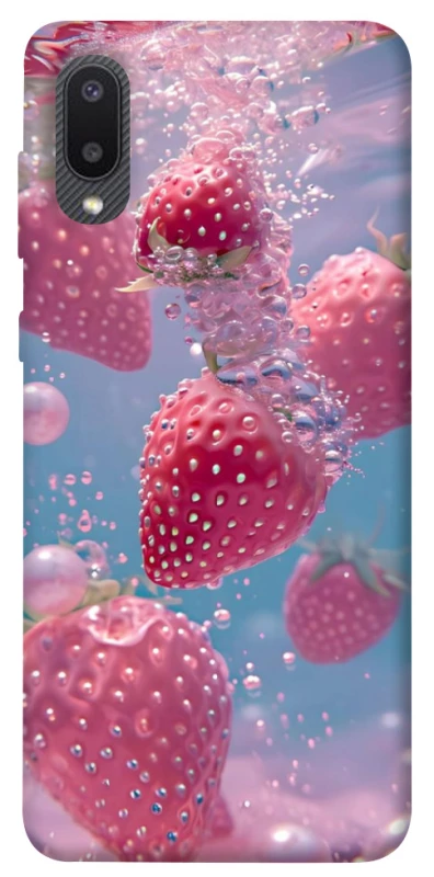 Чохол на Samsung Galaxy A02 Полуниця в воді фото 1 з 1