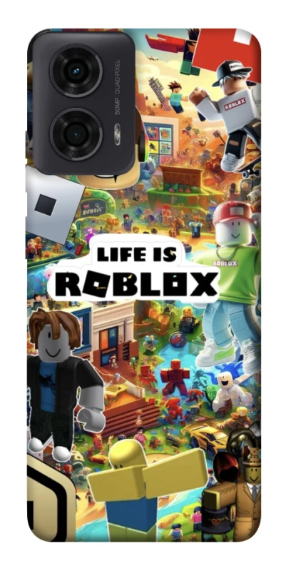 Чохол на Motorola Moto G04 Life is Roblox фото 1 з 1