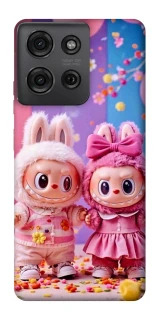 Чехол на Motorola Moto G75 Labubu twins ver.2 фото 1 из 1