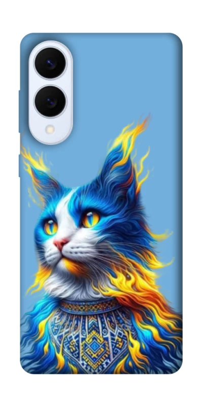 Чохол на Samsung Galaxy S25 Edge Кіт патріот фото 1 з 1