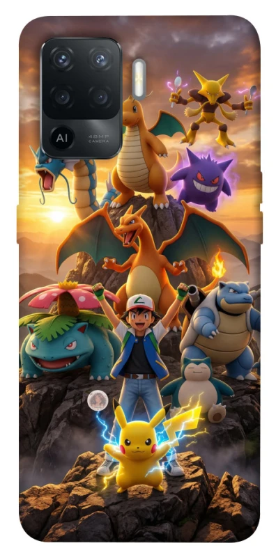 Чехол на Oppo Reno 5 Lite Pokemon фото 1 из 1