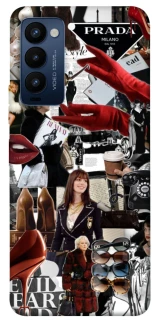 Чехол на TECNO Camon 18 Fashion collage ver.13 фото 1 из 1