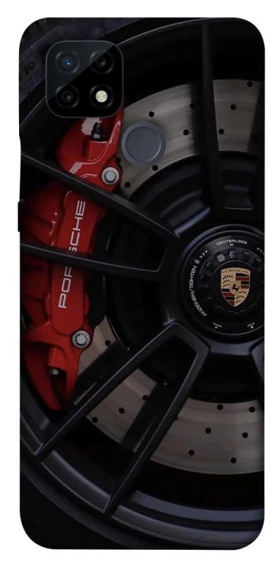 Чехол на Realme C21 Wheal porsche фото 1 из 1