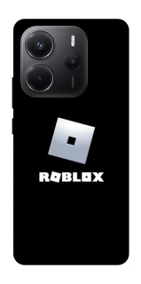 Чехол на Xiaomi Redmi Note 14 4G (Int. version) Roblox logo black фото 1 из 1