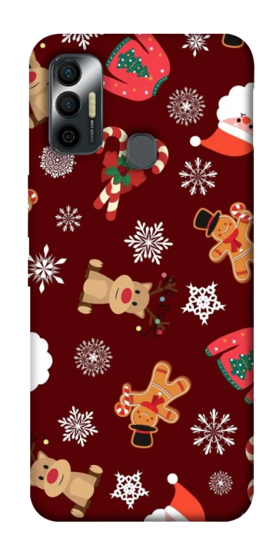 Чохол на TECNO Spark 7 Новорічний v6 фото 1 з 1