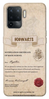 Чохол на Oppo Reno 5 Lite The Hogwarts acceptance letter фото 1 з 1