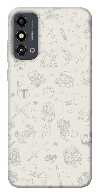 Чохол на ZTE Blade A53 Star Wars background ver.1 фото 1 з 1