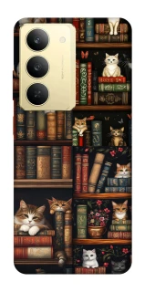 Чехол на Realme 14x Cats & Books фото 1 из 1