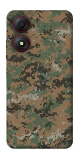 Чехол на ZTE Blade A34 4G Camouflage v32 фото 1 из 1