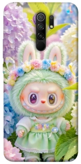Чехол на Xiaomi Redmi 9 Labubu & Flowers ver.2 фото 1 из 1
