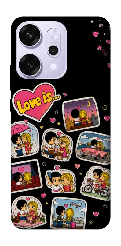 Чохол на Oppo Reno 14 Pro Love is ver.3 фото 1 з 1