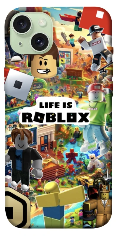 Чохол на Apple iPhone 15 Plus (6.7") Life is Roblox фото 1 з 1