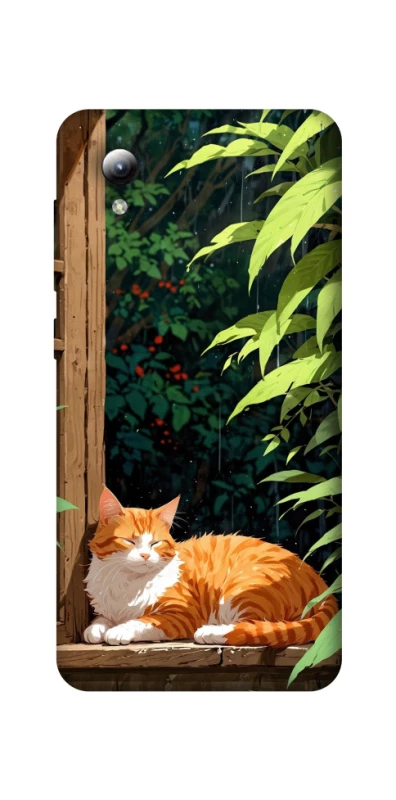 Чехол на ZTE Blade A3 (2019) red cat фото 1 из 1