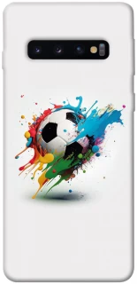 Чехол на Samsung Galaxy S10 Football Ball ver3 фото 1 из 1