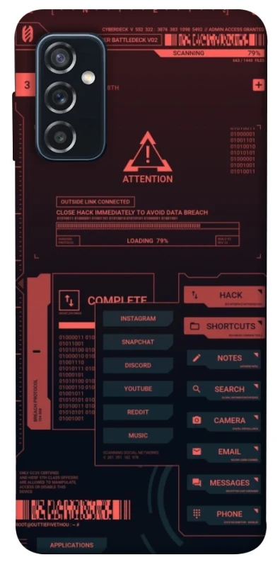 Чехол на Samsung Galaxy M52 Attention фото 1 из 1