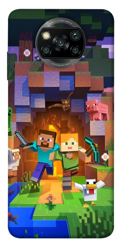 Чехол на Xiaomi Poco X3 NFC / Poco X3 Pro Minecraft game фото 1 из 1