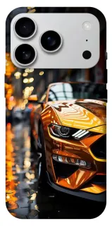 Чохол на Apple iPhone 18 Pro Max Golden sports car фото 1 з 2
