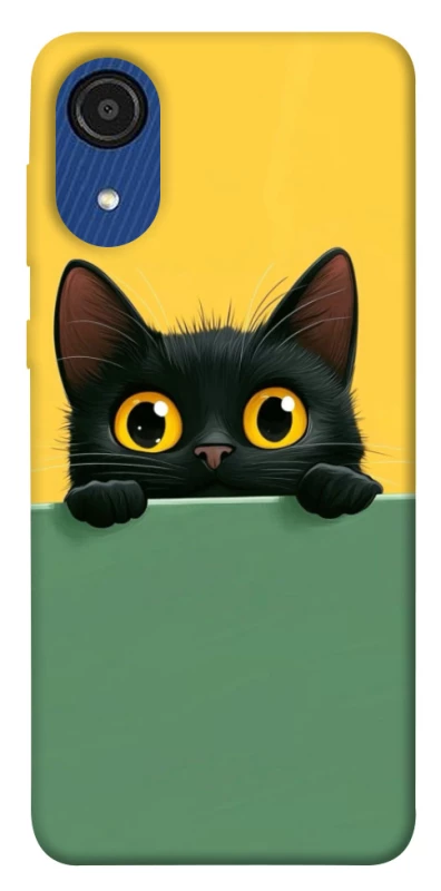 Чохол на Samsung Galaxy A03 Core Black cat v2 фото 1 з 1