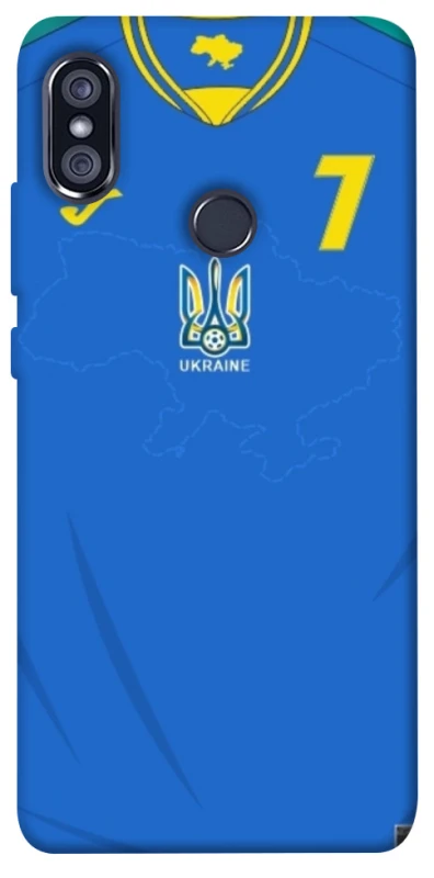 Чехол на Xiaomi Redmi Note 5 Pro / Note 5 (AI Dual Camera) UA-Football ver.4 фото 1 из 1