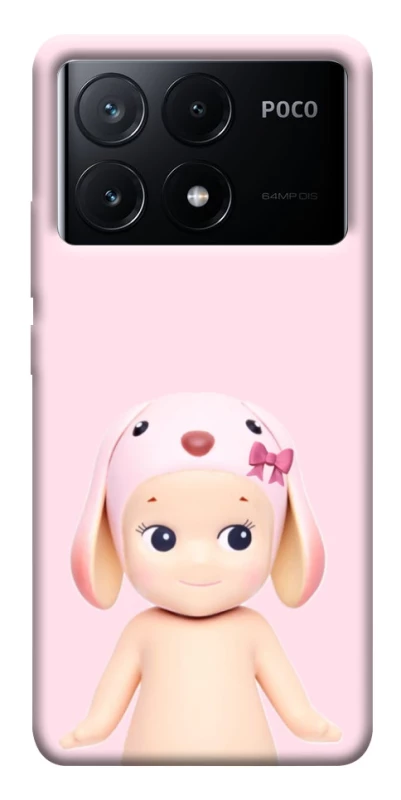 Чехол на Xiaomi Poco X6 Pink Ribbon Hop фото 1 из 1
