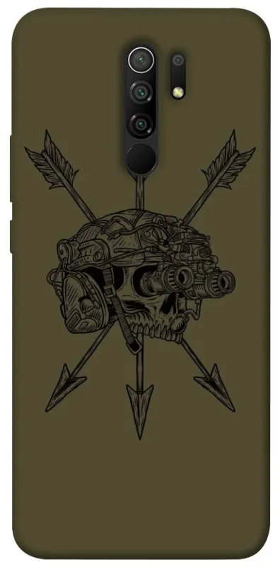 Чехол на Xiaomi Redmi 9 Mil skull фото 1 из 1