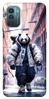 Чехол на Nokia G21 Панда курьер фото 1 из 1