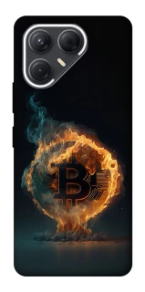 Чохол на TECNO Pova 7 Fire Bitcoin фото 1 з 1