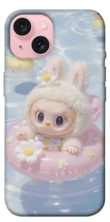 Чехол на Apple iPhone 15 (6.1") Labubu swimming фото 1 из 1