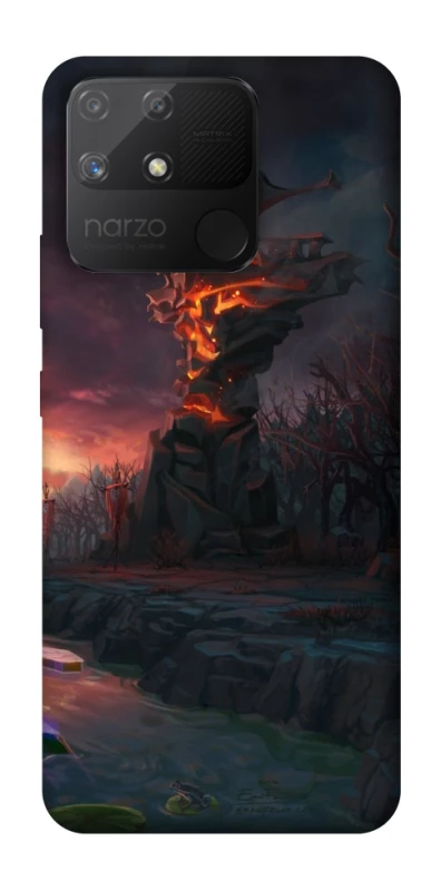 Чохол на Realme Narzo 50A Dota road фото 1 з 1