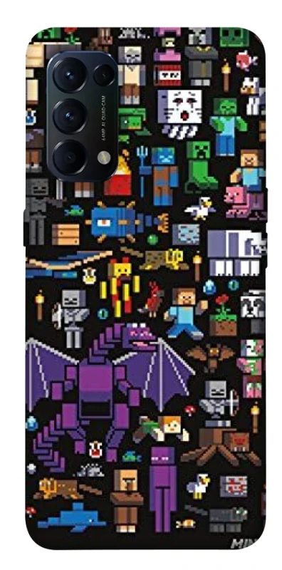 Чохол на Oppo Reno 5 4G Minecraft v5 фото 1 з 1