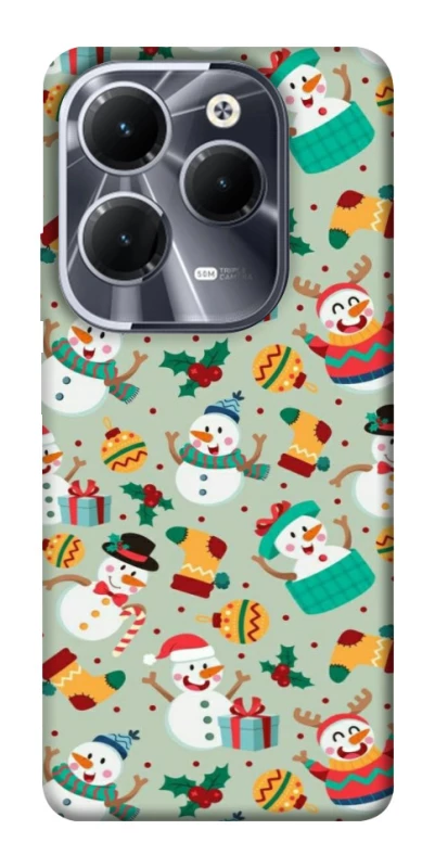 Чехол на Infinix Hot 40 Pro Новогодний v2 фото 1 из 1