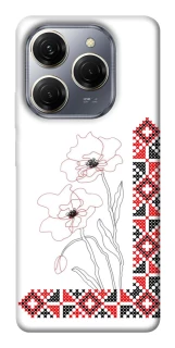 Чехол на TECNO Spark 20 Pro Вышиванка на смартфон фото 1 из 1