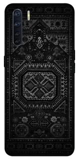 Чехол на Oppo A91 Черный ковер фото 1 из 1