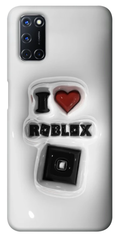 Чохол на Oppo A52 / A72 / A92 I love Roblox фото 1 з 1