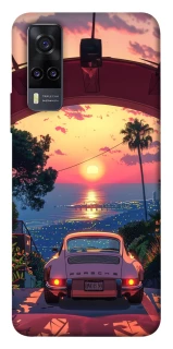 Чехол на Vivo Y31 Porsche at sunset фото 1 из 1