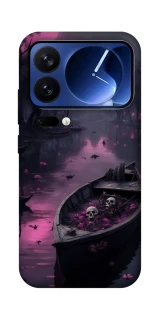 Чохол на Xiaomi 17 Pro Boat and flamingo фото 1 з 1