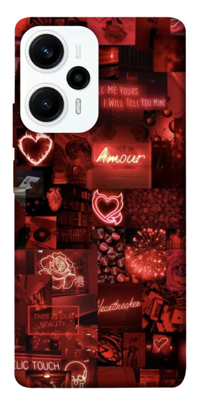 Чохол на Xiaomi Poco F5 / Note 12 Turbo Love collage ver.6 фото 1 з 1