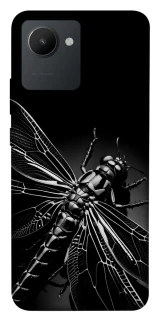 Чехол на Realme C30 Black dragonfly фото 1 из 1