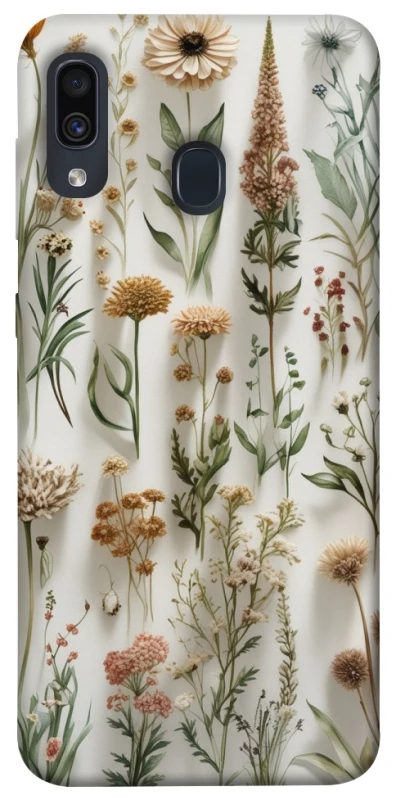 Чохол на Samsung Galaxy A20 / A30 Floral design ver.2 фото 1 з 1