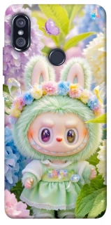 Чехол на Xiaomi Redmi Note 5 Pro / Note 5 (AI Dual Camera) Labubu & Flowers ver.2 фото 1 из 1