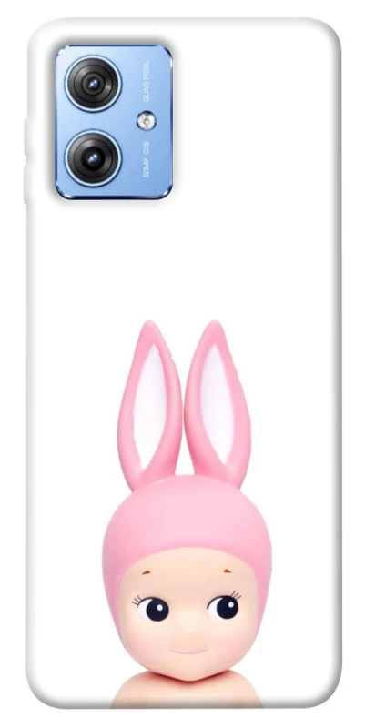 Чехол на Motorola Moto G84 Minimal Bunny Peek фото 1 из 1
