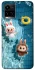 Чохол на Vivo Y21 / Y33s Labubu in the pool фото 1 з 1