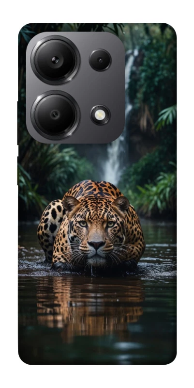 Чохол на Xiaomi Redmi Note 13 Pro 4G Leopard in water фото 1 з 1