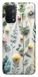 Чехол на Oppo A54 5G / A74 5G Floral design ver.4 фото 1 из 1